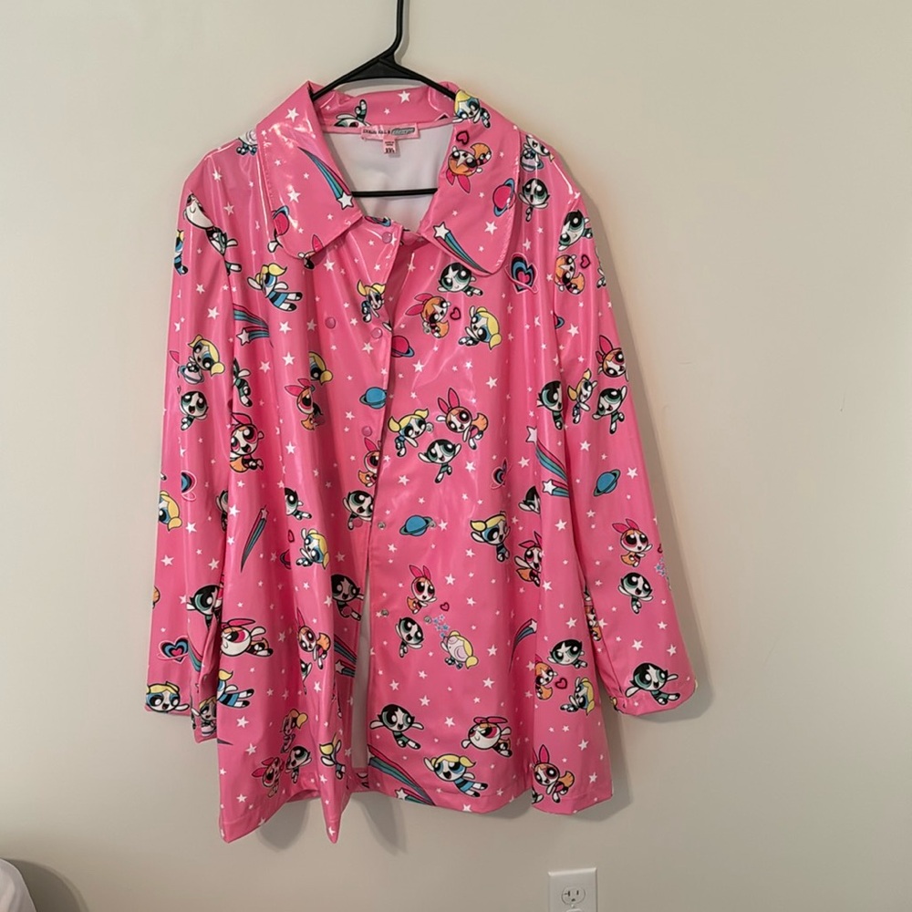 Dolls Kill X Powerpuff Girls Vinyl Raincoat